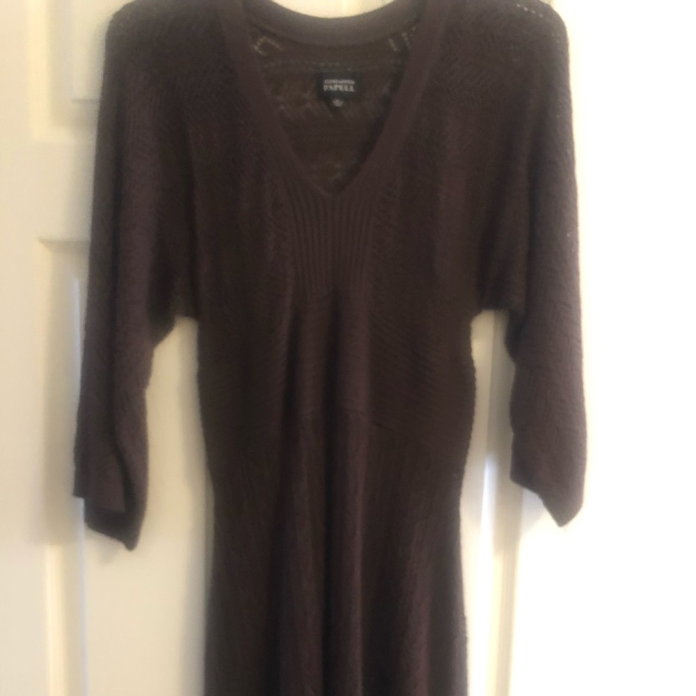 Brown crochet Dress